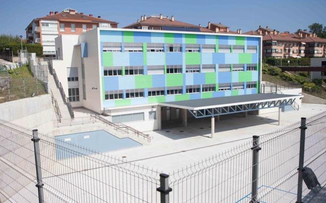 Aiete Ikastetxea, uno de los centros que mejorará su patio.