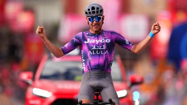 Plapp, vencedor de la etpa. / Giro de Italia Plapp, vencedor de la etpa.