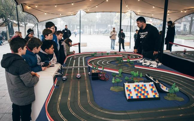 Foto de una de las actividades organizadas el pasado año en la carpa de Pío XII.