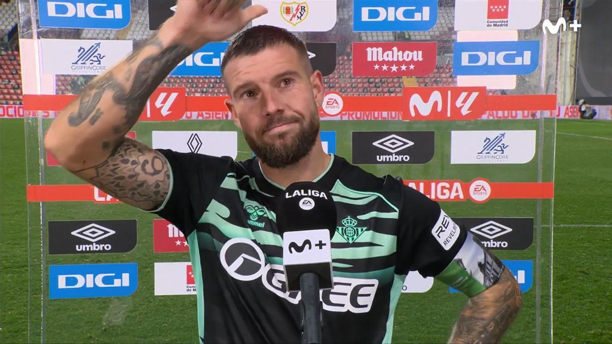 Aitor Ruibal, dirigiéndose al espectador que lo había insultado.