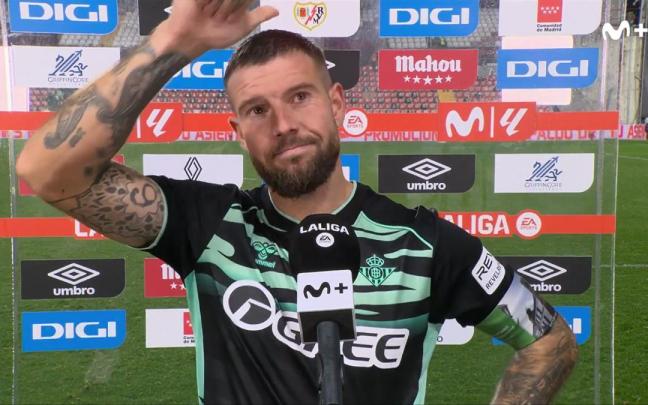 Aitor Ruibal, dirigiéndose al espectador que lo había insultado.