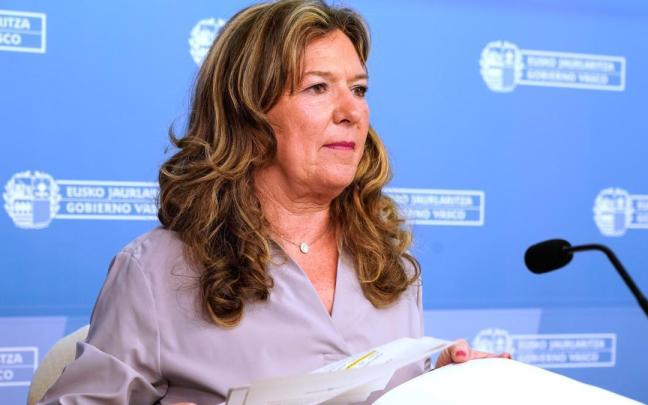 La consejera de Salud, Gotzone Sagardui.