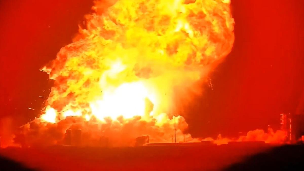 El momento de la explosión.