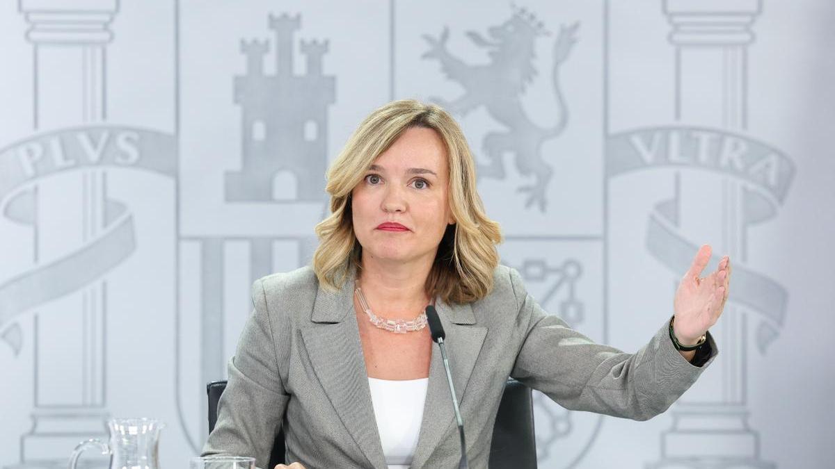 La ministra de Educación, Pilar Alegría