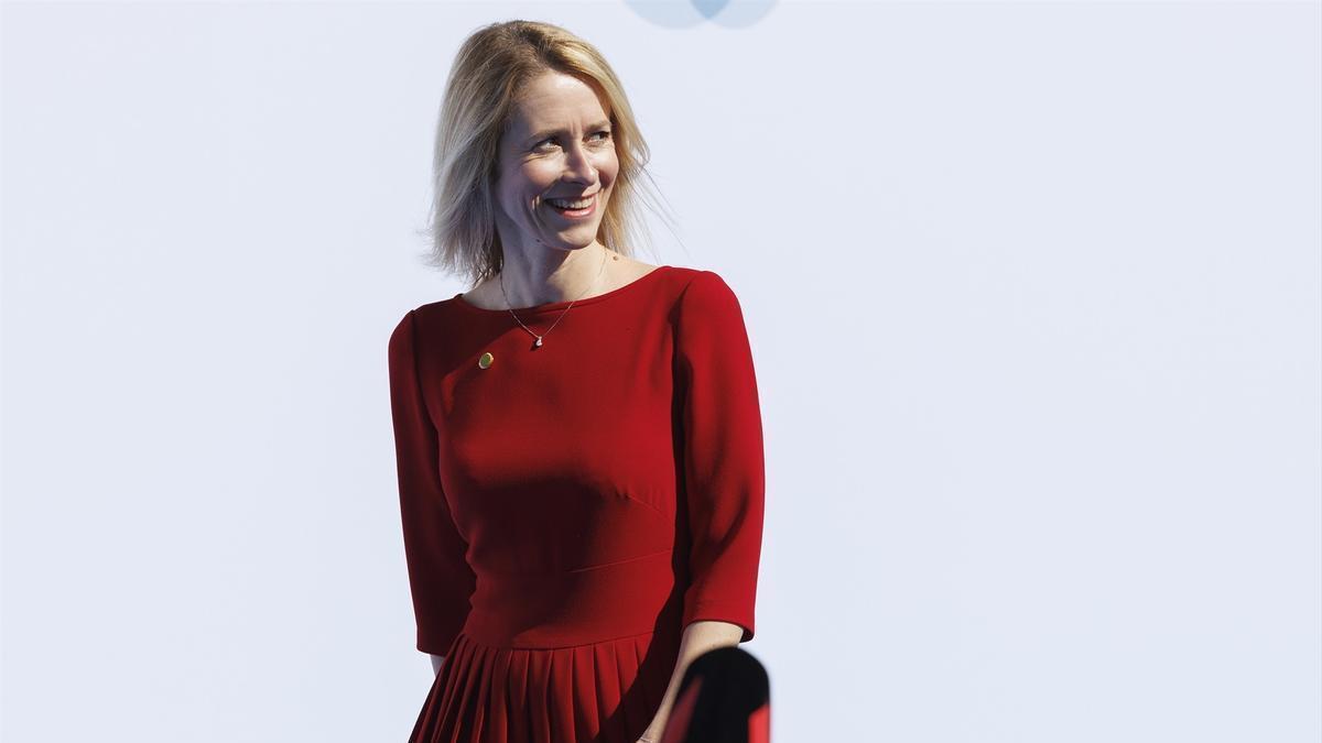 La primera ministra de Estonia, Kaja Kallas.