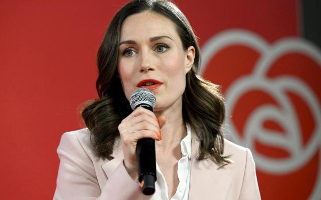 La primera ministra de Finlandia, Sanna Marin.