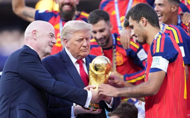 Trump, en la final del Mundia.