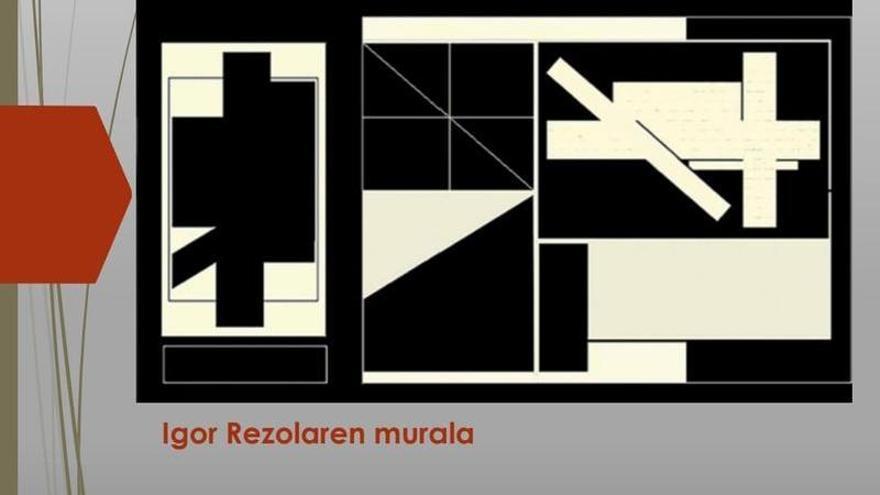 Igor Rezolaren Olaberriko muralaren irudia.