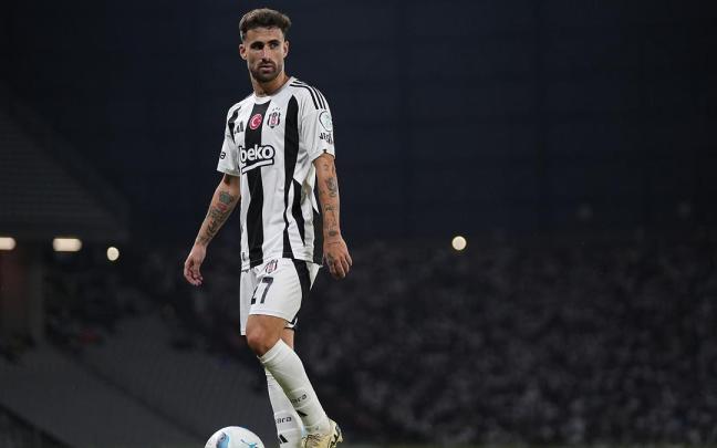 Rafa Silva, con la camiseta del Besiktas.