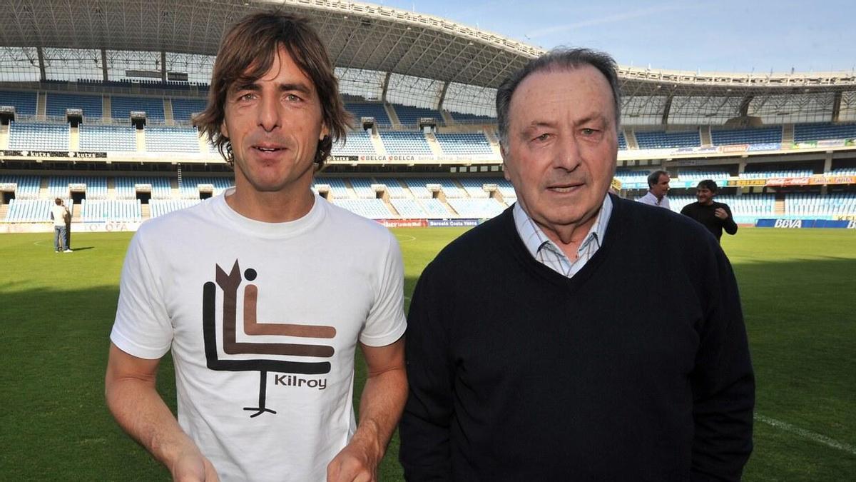 Iñaki Alkiza y Bittor Alkiza, en una imagen de 2009. / RUBEN PLAZA ETXABE