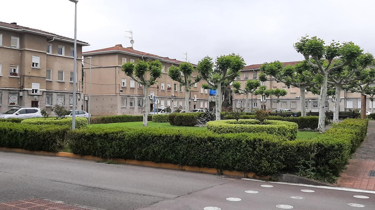 Viviendas del barrio Goikolarra en Amurrio, ajenas a esta información