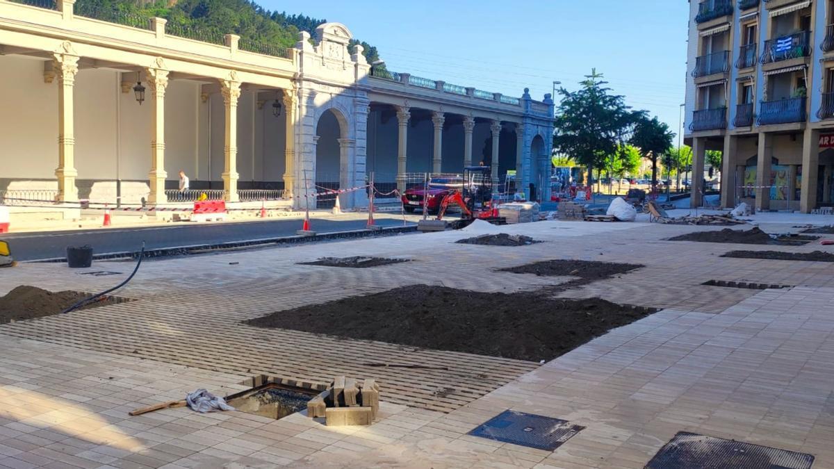 Gudarien Plaza está siendo objeto de una importante reconversión en la presente legislatura
