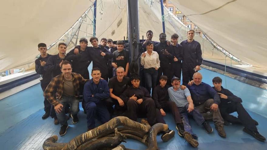 Visita al barco Ortube