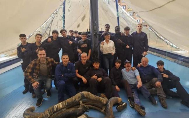 Visita al barco Ortube