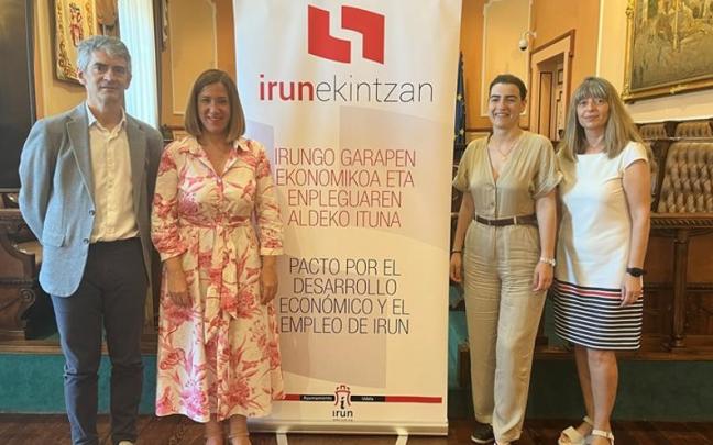 Lander Beloki, Cristina Laborda, Nuria Alzaga y Mar Romo.