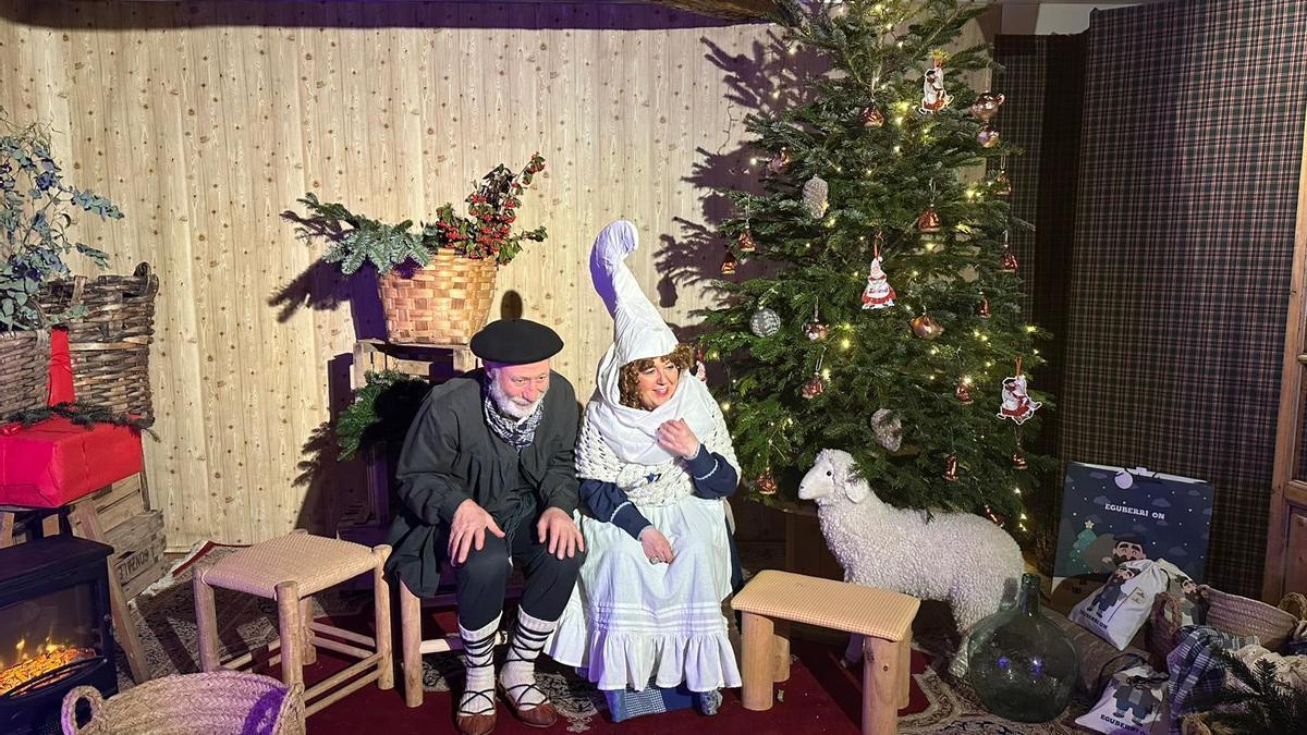 La casa de Olentzero y Mari Domingi en Laudio