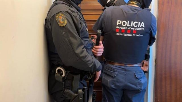 Efectivos de los Mossos d'Esquadra.