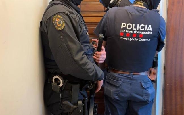Efectivos de los Mossos d'Esquadra.