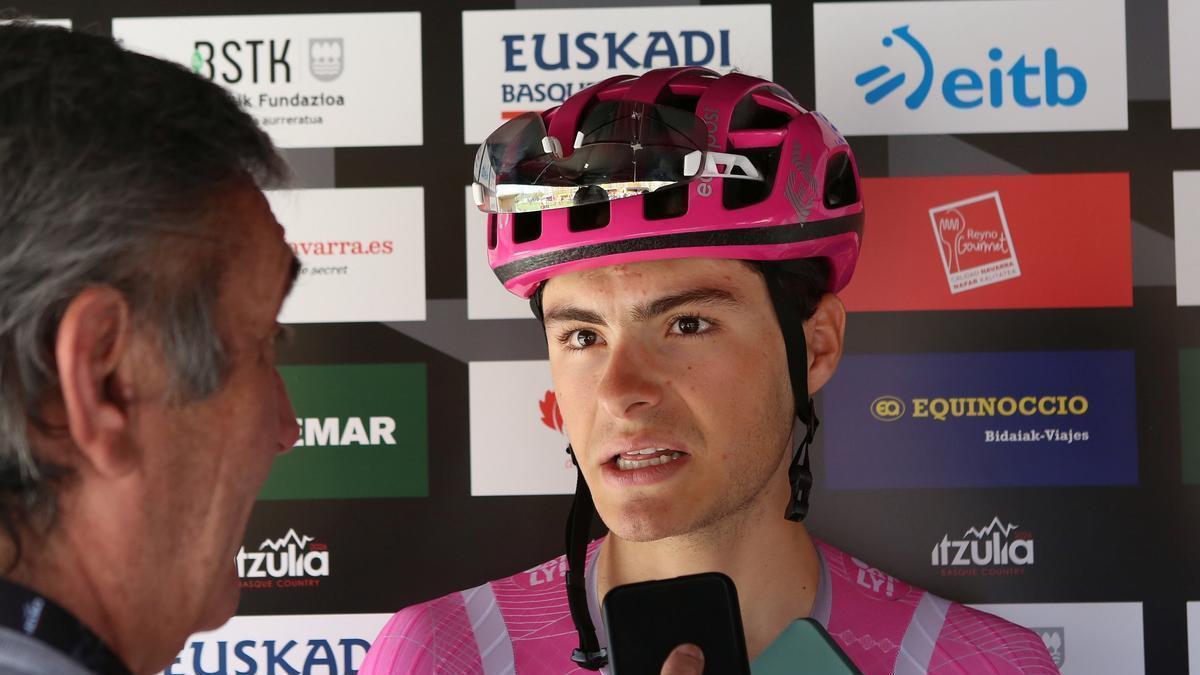 Markel Belki, durante la pasada Itzulia.