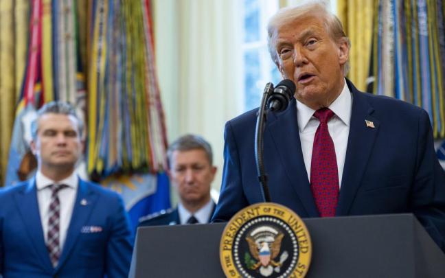 El presidente de EEUU, Donald Trump