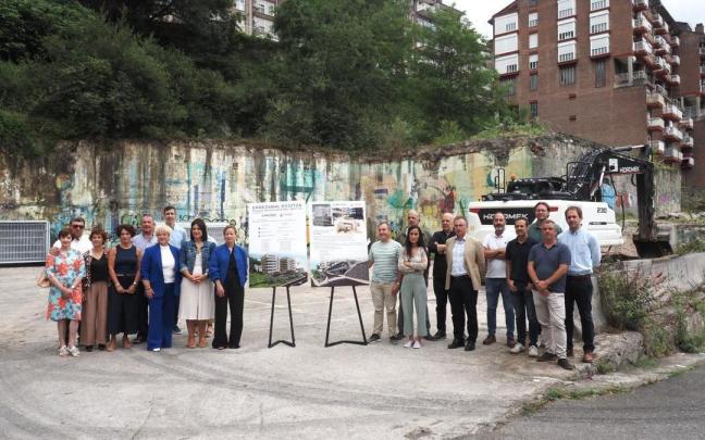 Presentación del proyecto de construcción de la residencia Errezabal en los terrenos del antiguos colegio del Pilar.
