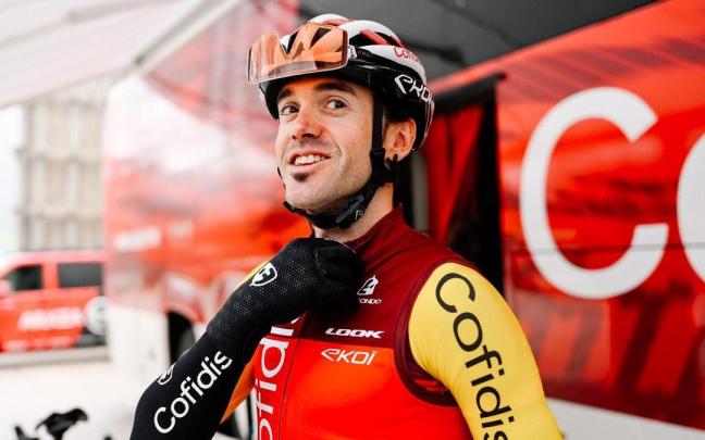 Ion Izagirre previo a una carrera. TEAM COFIDIS