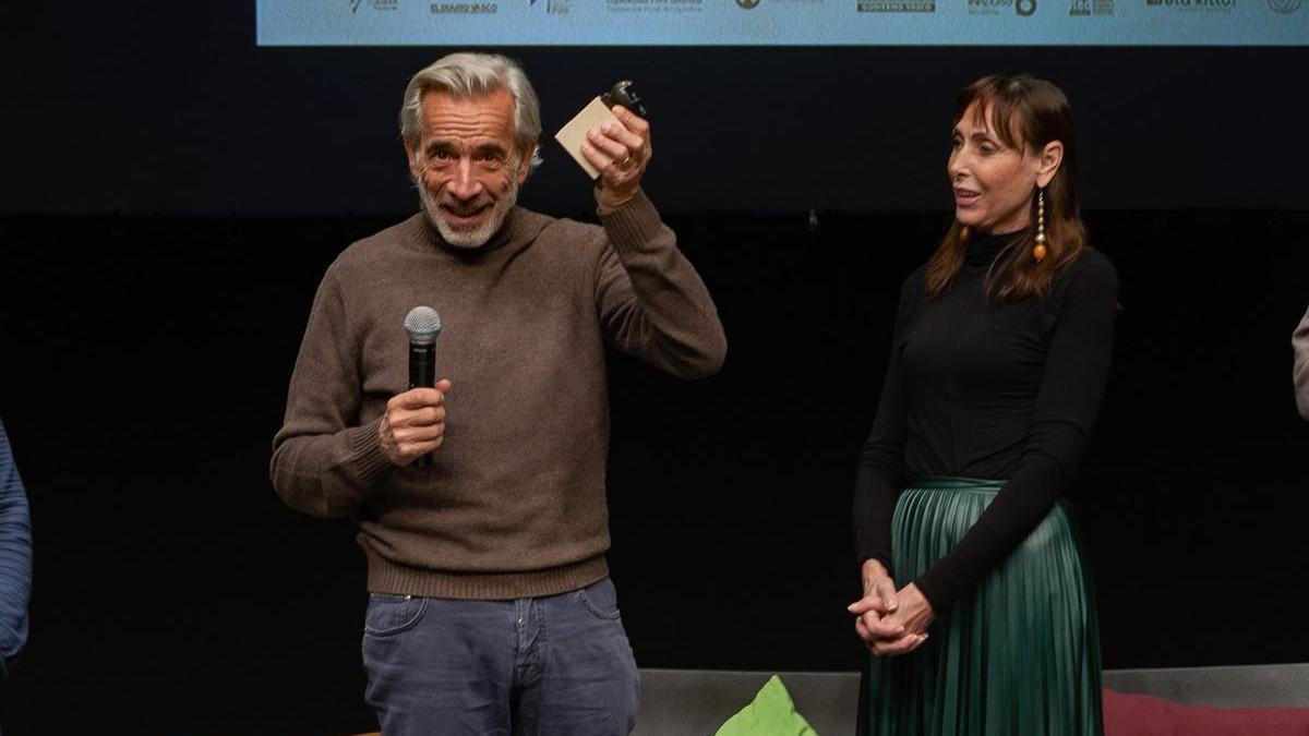 Imanol Arias y María Barranco han sido dos de los protagonistas de la edición de las Jornadas de Teatro de Eibar que acaban de concluir.