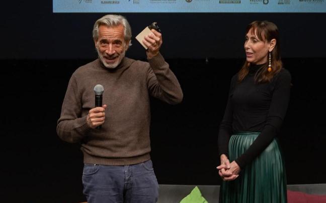 Imanol Arias y María Barranco han sido dos de los protagonistas de la edición de las Jornadas de Teatro de Eibar que acaban de concluir.