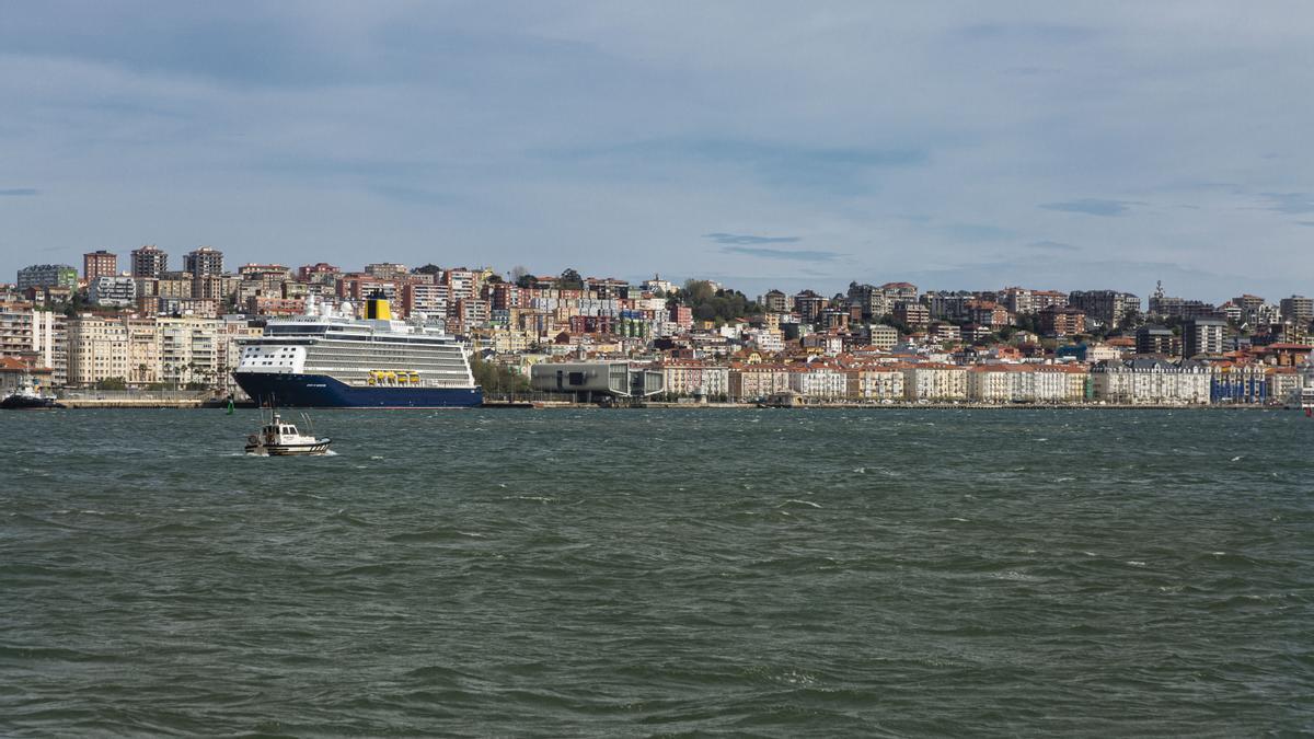 La bahía de Santander en una imagen de archivo.