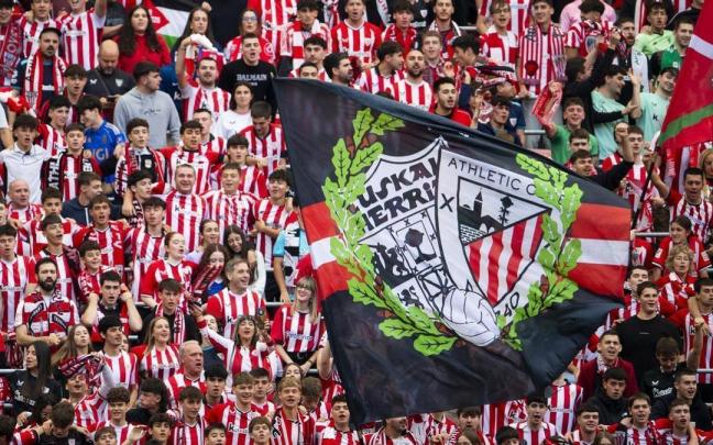 San Mamés en el encuentro frente al Oviedo