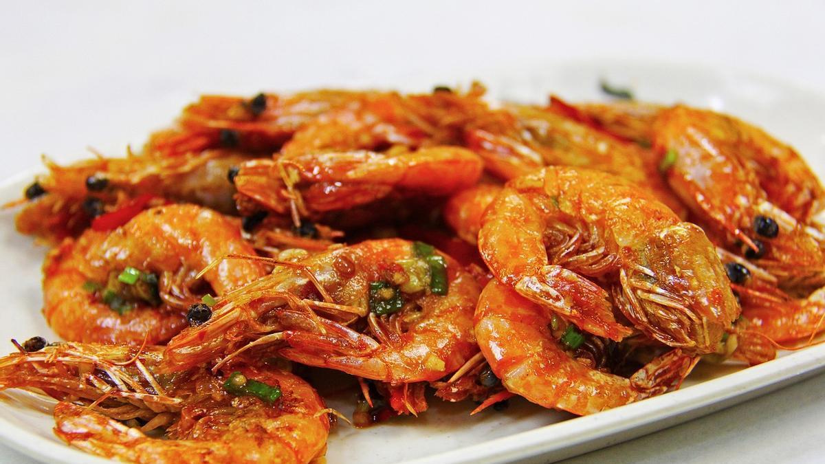 Las gambas y los langostinos son productos estrella de las Navidades.