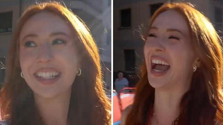 Erola Jons seguro que no esperaba que, fuera del directo, alguien le tomase el pelo a ella.