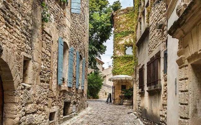 Pintoresca calle de Gordes.