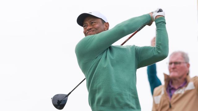 Tiger Woods, en su última participación en un torneo, que fue en julio de 2024.