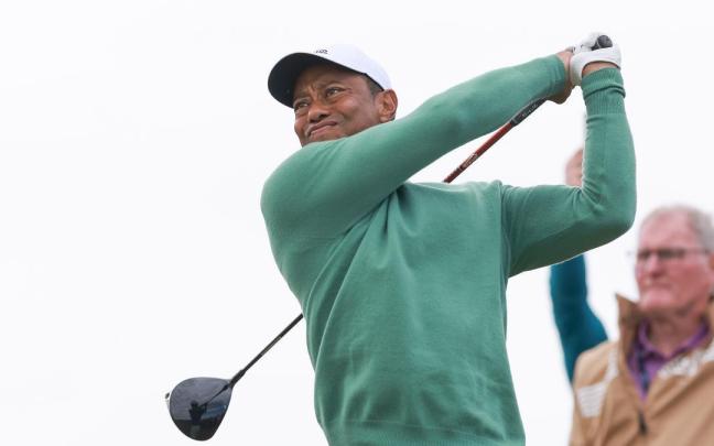 Tiger Woods, en su última participación en un torneo, que fue en julio de 2024.