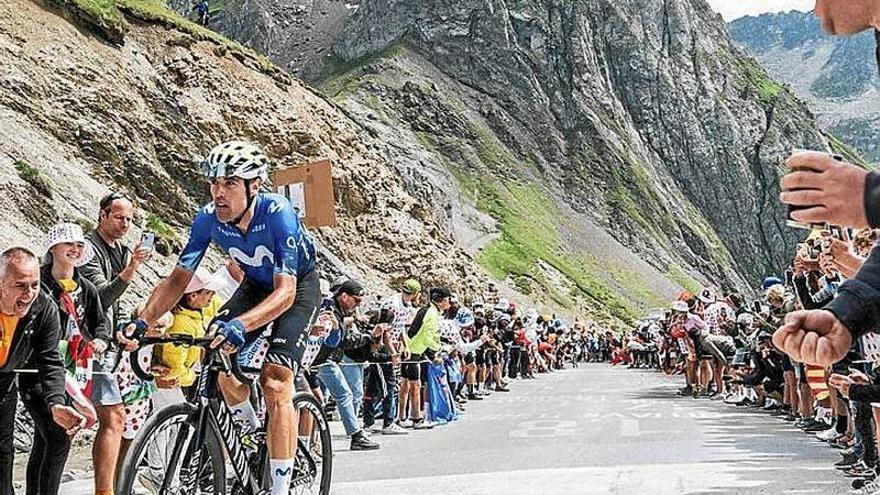 Lazkano, en la ascensión al Tourmalet.