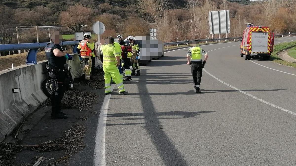 Servicios sanitarios en el lugar del accidente