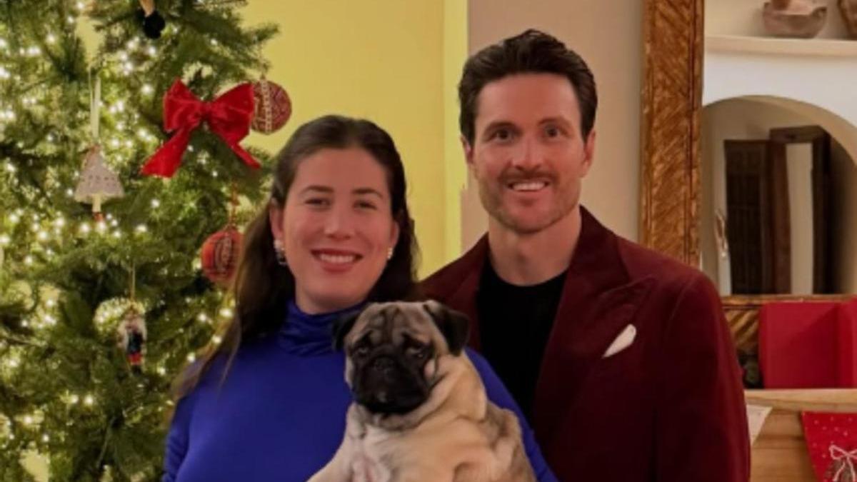 Garbiñe Muguruza junto a su marido