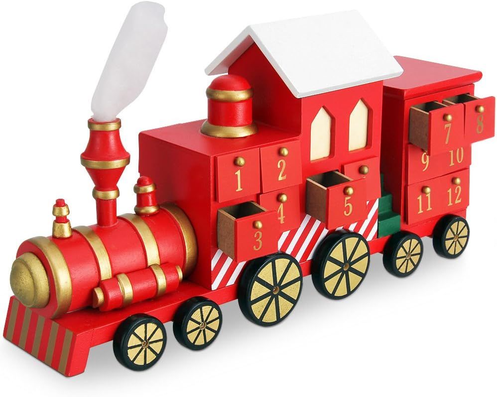 Un bonito tren para regalar con las 24 sorpresas que tú quieras.