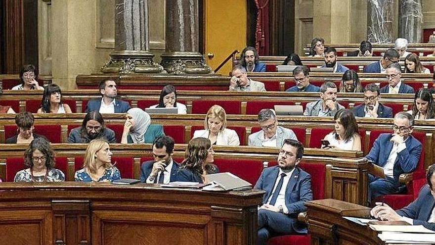 Pleno en el Parlament el pasado mes de julio. | FOTO: E. P.