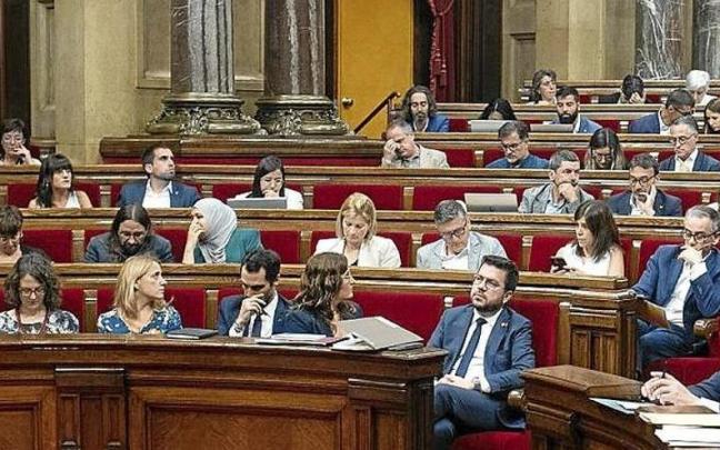 Pleno en el Parlament el pasado mes de julio. | FOTO: E. P.