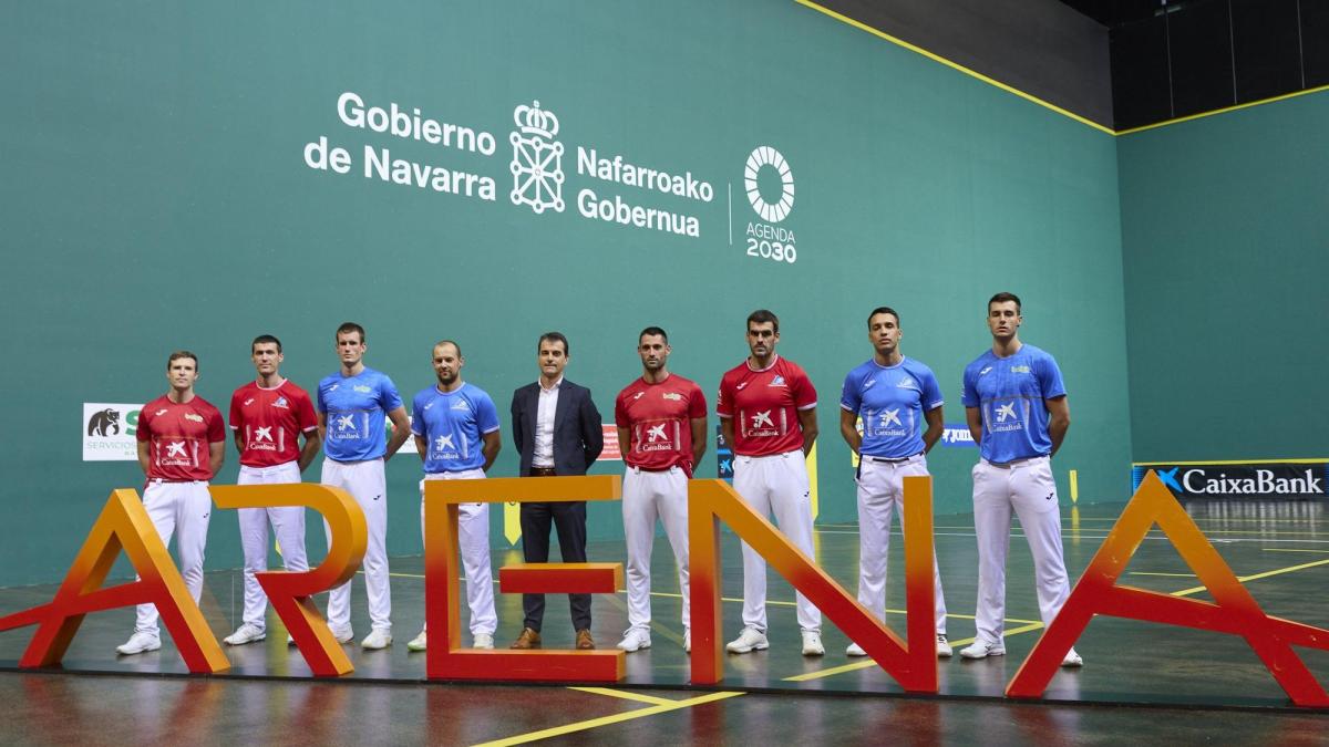 Las cuatro parejas de semifinales. UNAI BEROIZ