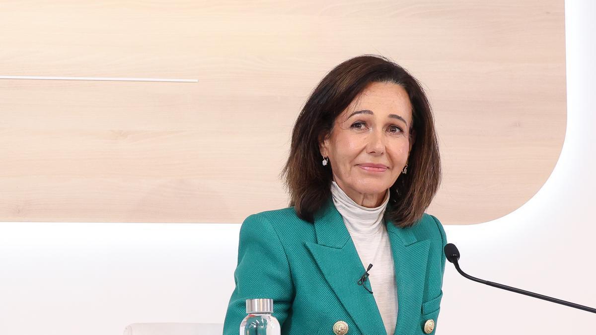 La presidenta del Banco Santander, Ana Botín