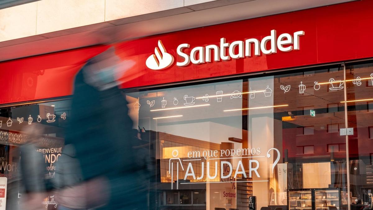 Logo de Banco Santander.