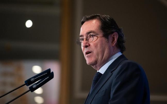 El presidente de la CEOE, Antonio Garamendi.