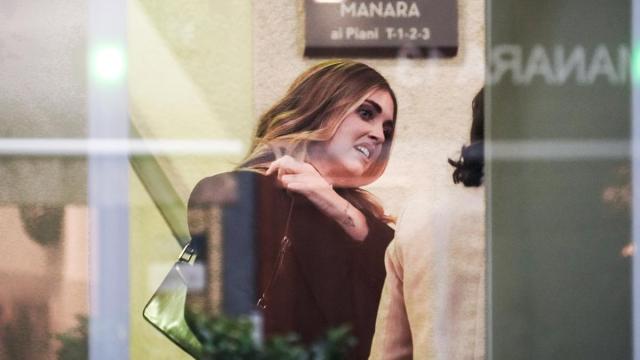 Chiarra Ferragni a su llegada a los tribunales