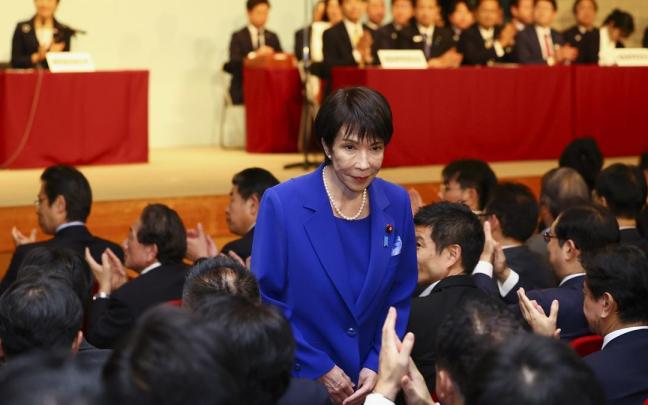 Sanae Takaichi, primera ministra de Japón.