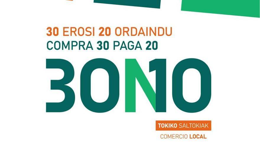 Un total de 5.222 comercios vascos se han adherido a la nueva campaña del "Euskadi Bono Denda".