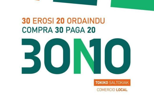 Un total de 5.222 comercios vascos se han adherido a la nueva campaña del "Euskadi Bono Denda".