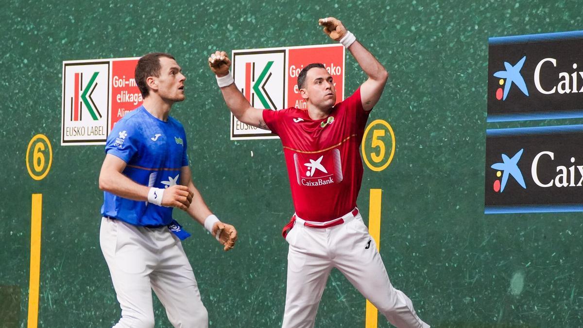 Laso supera a Jaka en el Manomanista en el Ogueta de Gasteiz.